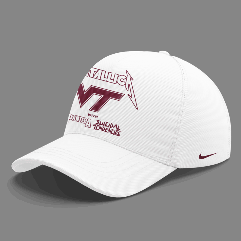 Limited Edition M72 World Tour x Virginia Tech Hokies White Tshirt 2025 - Image 4