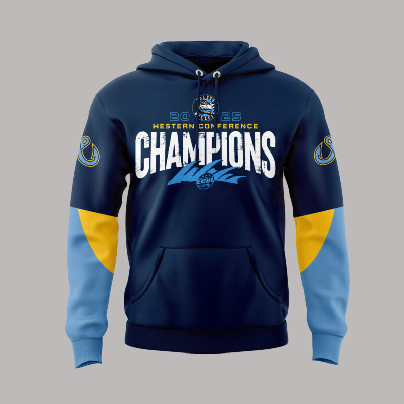 Toledo Walleye 2025 Western Conference Champions Hoodie - Image 2