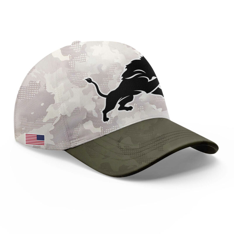 Special New Beige/Olive 2025 Armed Forces Day Detroit Lions Hoodie - Image 4