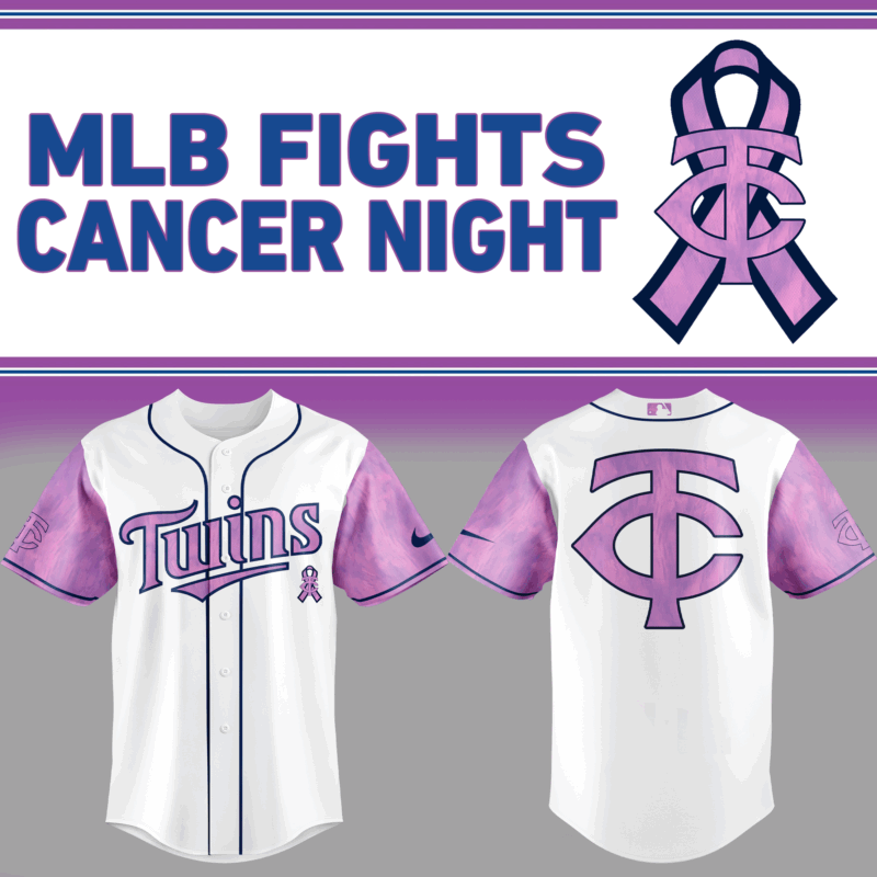 Special New Minnesota Twins Fights Cancer Jersey 2025