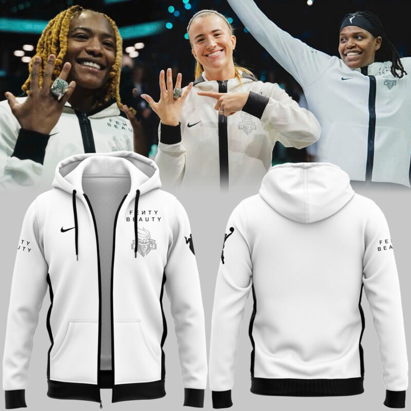 Limited Edition WNBA Champions New York Liberty Zip Hoodie 2