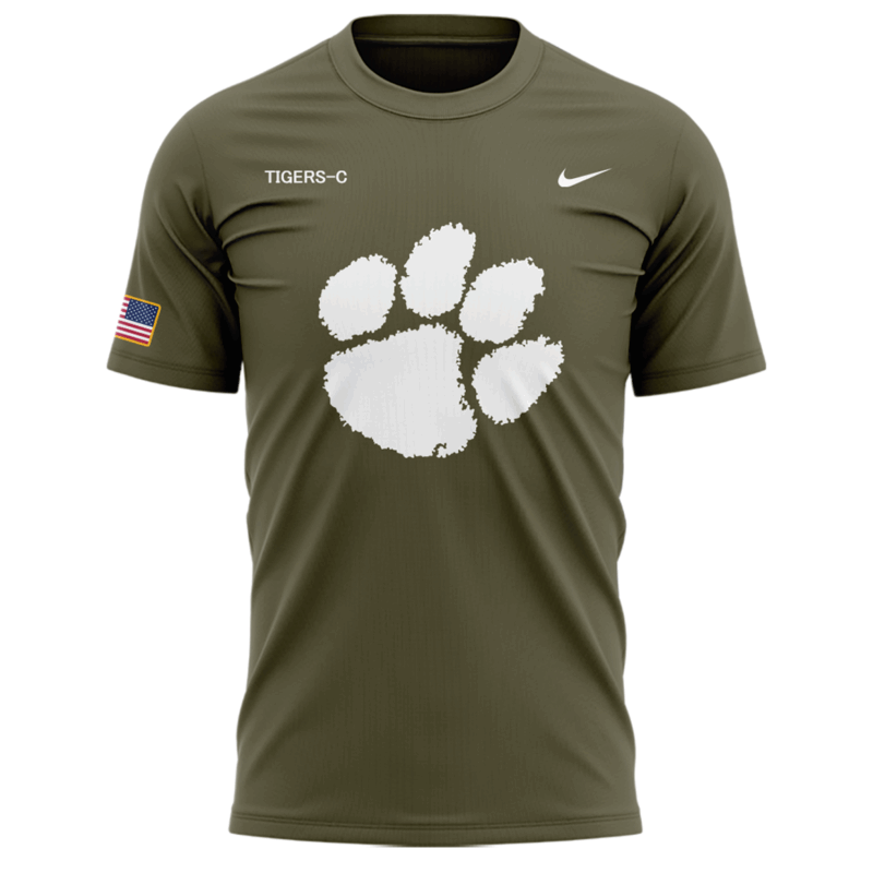 Limited Edition Clemson Softball Military Appreciation Tshirt - Image 2