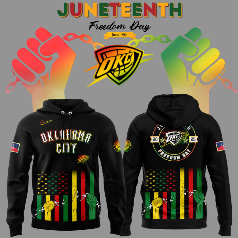 Limited Edition OKC Thunder June Nineteenth Hoodie 2025