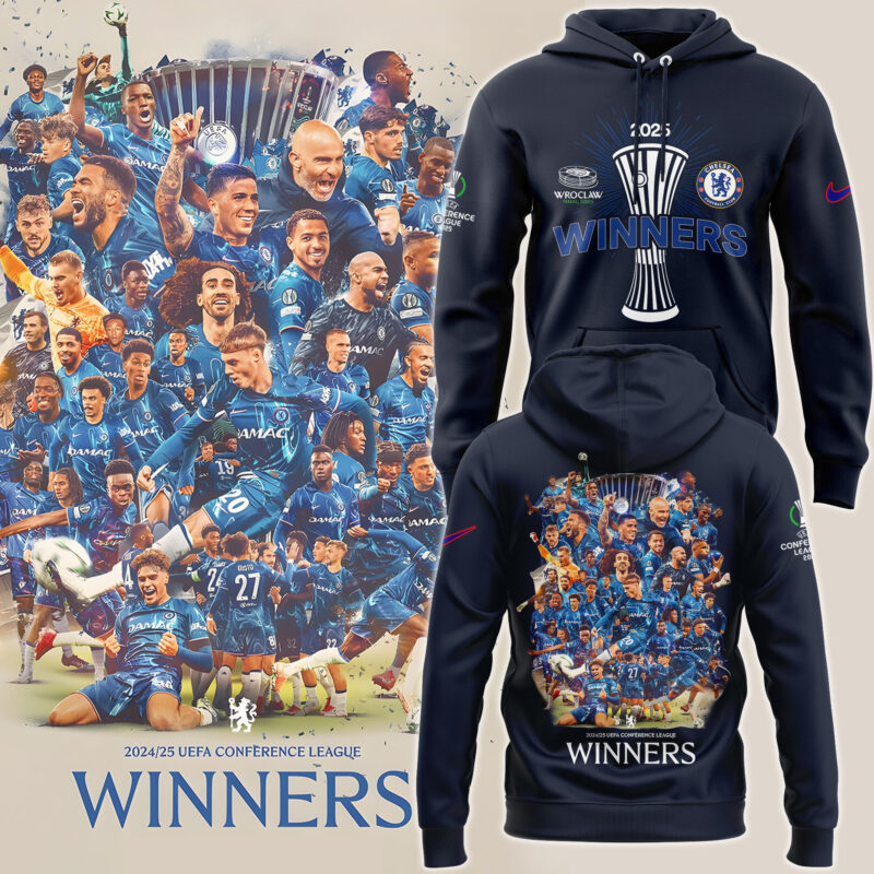 Chelsea UECL Winners Limited Edition 2025  HOODIE MO