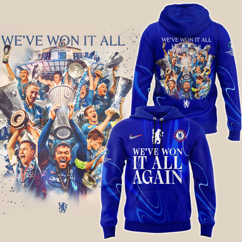 Chelsea UECL Winners Limited Edition 2025  HOODIE