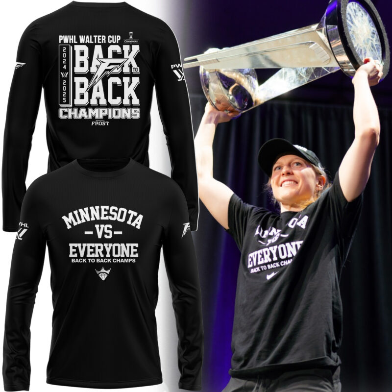 Special New Black And White Minnesota Vs Everyone Long Sleeve Shirt