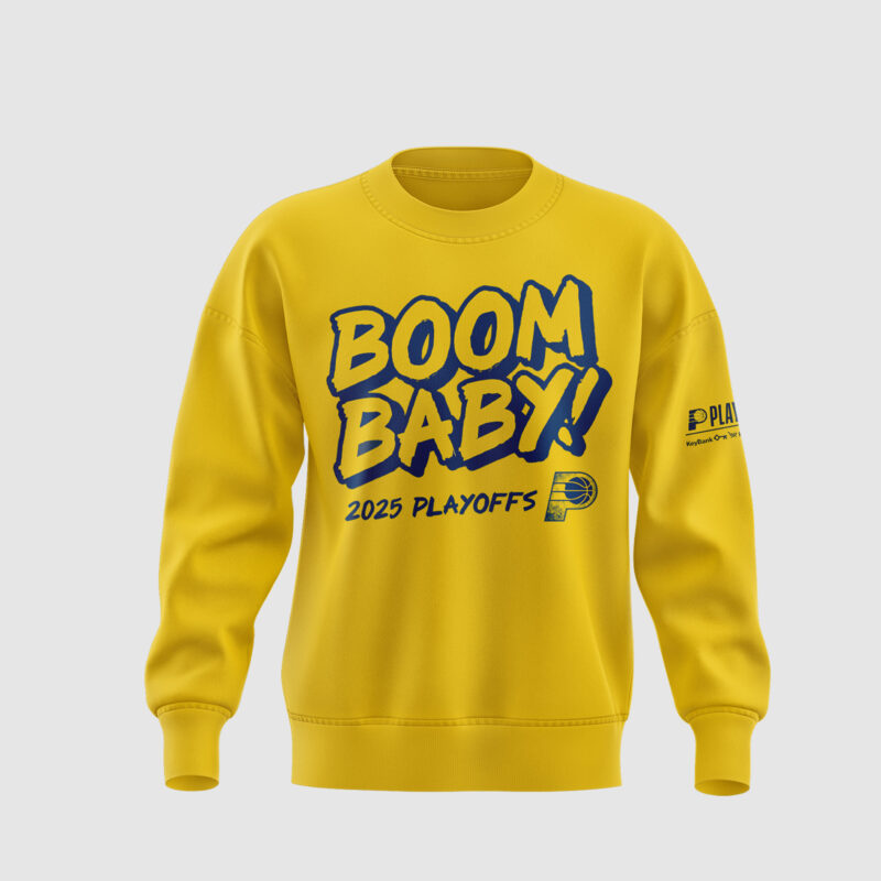 Special New Indiana Pacers Boom Baby Sweat 2025 - Image 2