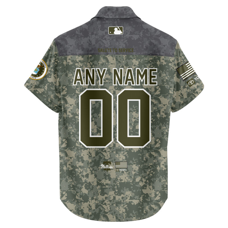 Limited Edition Phillies Army Special Hawaii Shirt - Custom Name & And Number - Image 3