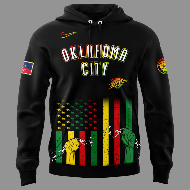 Limited Edition OKC Thunder June Nineteenth Hoodie 2025 - Image 2