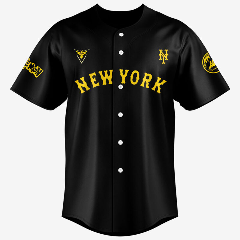 Limited Edition New York Mets x Pokemon Team Instinct Jersey 2025 - Image 2