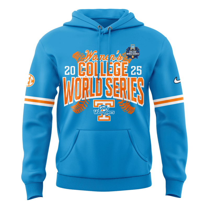 Tennessee Lady Vols 2025 NCAA Softball Women's College World Series   Hoodie - Image 2