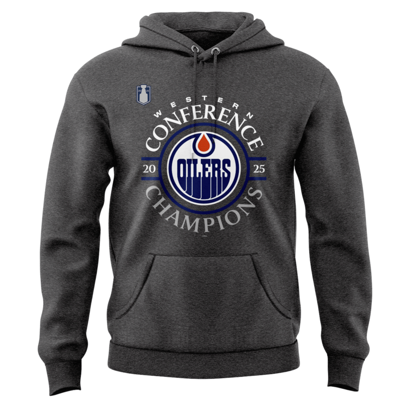 Exclusive Versio Edmonton Oilers Western Conference Back to Back Champs Hoodie - Image 2