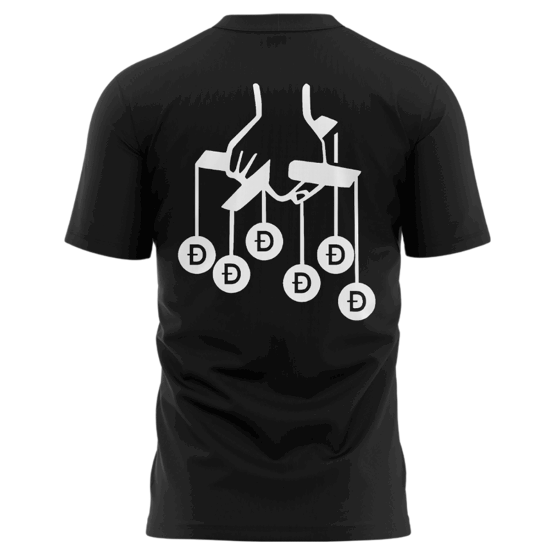 Special New Elon Musk The Dogefather Black Tshirt 2025 - Image 3