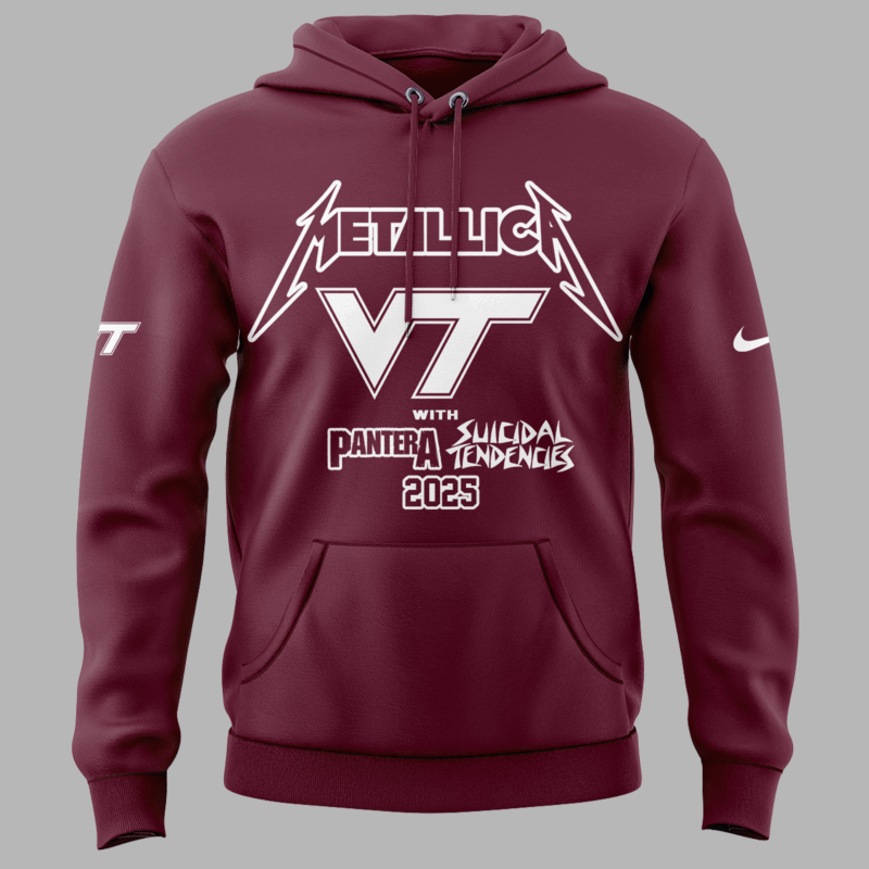 Limited Edition M72 World Tour x Virginia Tech Hokies Hoodie 2025 - Image 2