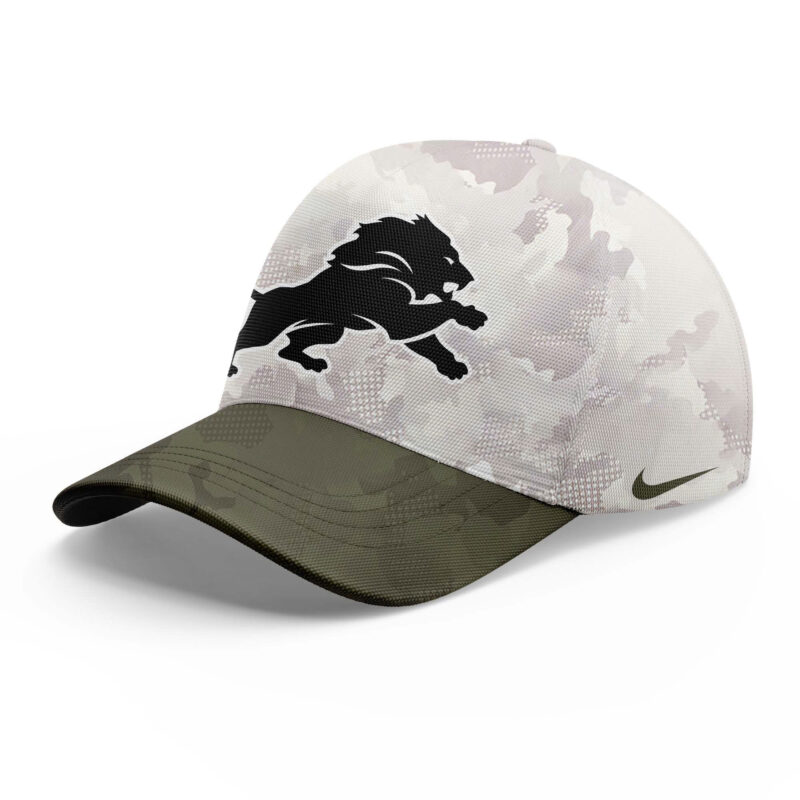 Special New Beige/Olive 2025 Armed Forces Day Detroit Lions Hoodie - Image 5
