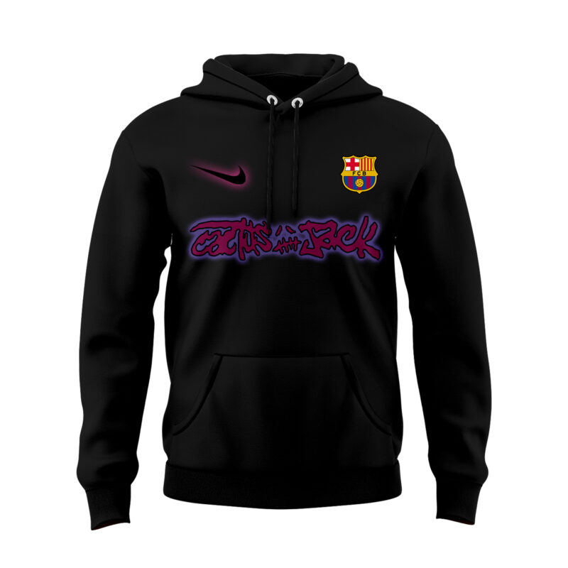Limited Edition FC BARCELONA x TRAVIS SCOTT 24/25 men’s Hoodie I - Image 2