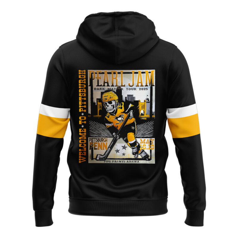 Limited Edition Pittsburgh Penguins Dark Matter Tour Hoodie 2025 - Image 3