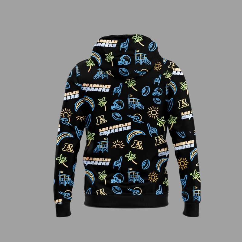 Limited Edition Los Angeles Chargers Hoodie 2025 - Image 3