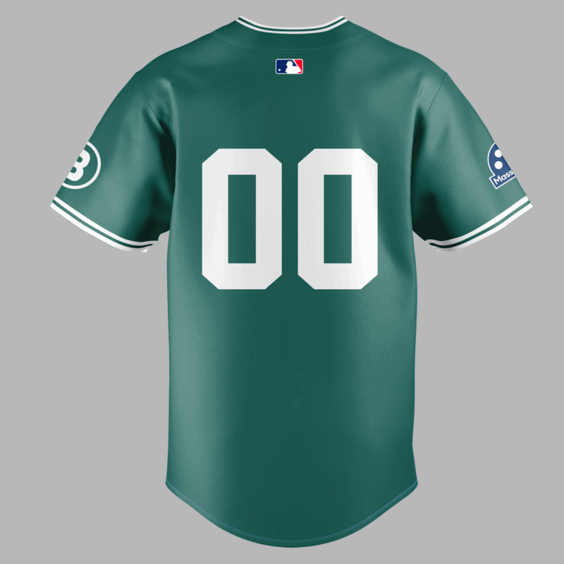 Boston Red Sox Nike 2025 City Connect Limited Jersey Custum  Number - Green - Image 3