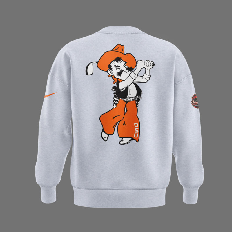 Oklahoma State Cowboys 2025 NCAA Men’s Golf National Champions   SWEATSHIRT - Image 3
