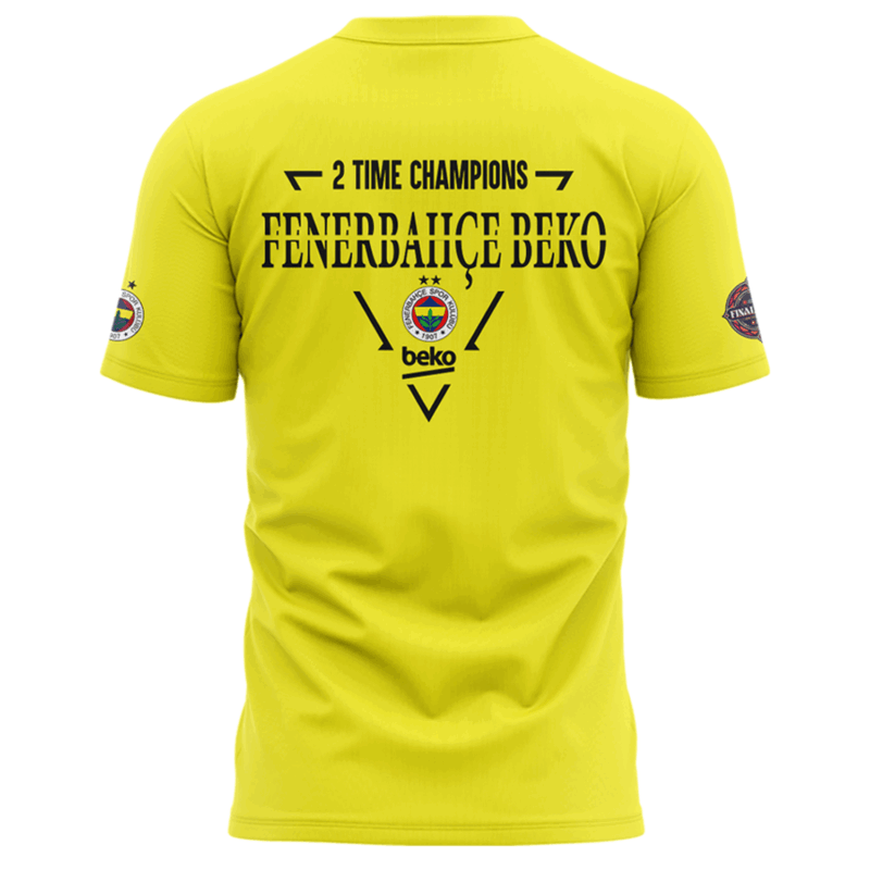 Exclusive Versio _EuroLeague Fenerbahçe Beko Champions Tshirt 2025 - Image 3