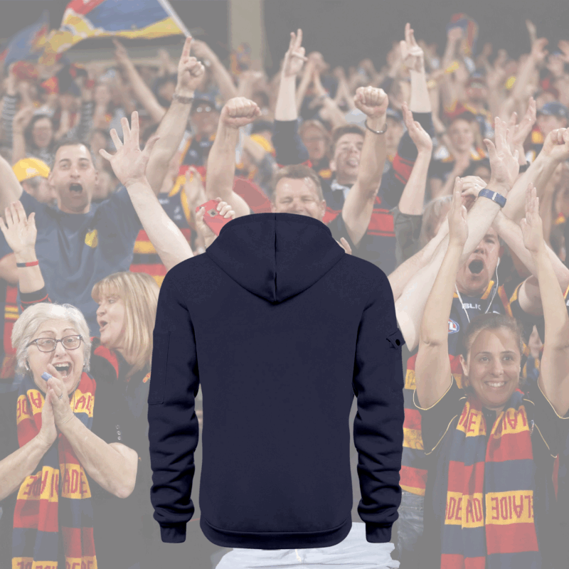 Adelaide Crows AFL 2025 Quarter Zipper Hoodie MO V3 - Image 4