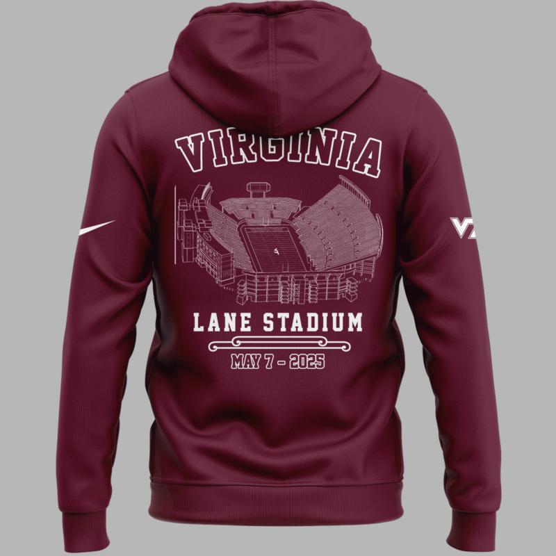 Limited Edition M72 World Tour x Virginia Tech Hokies Hoodie 2025 - Image 3