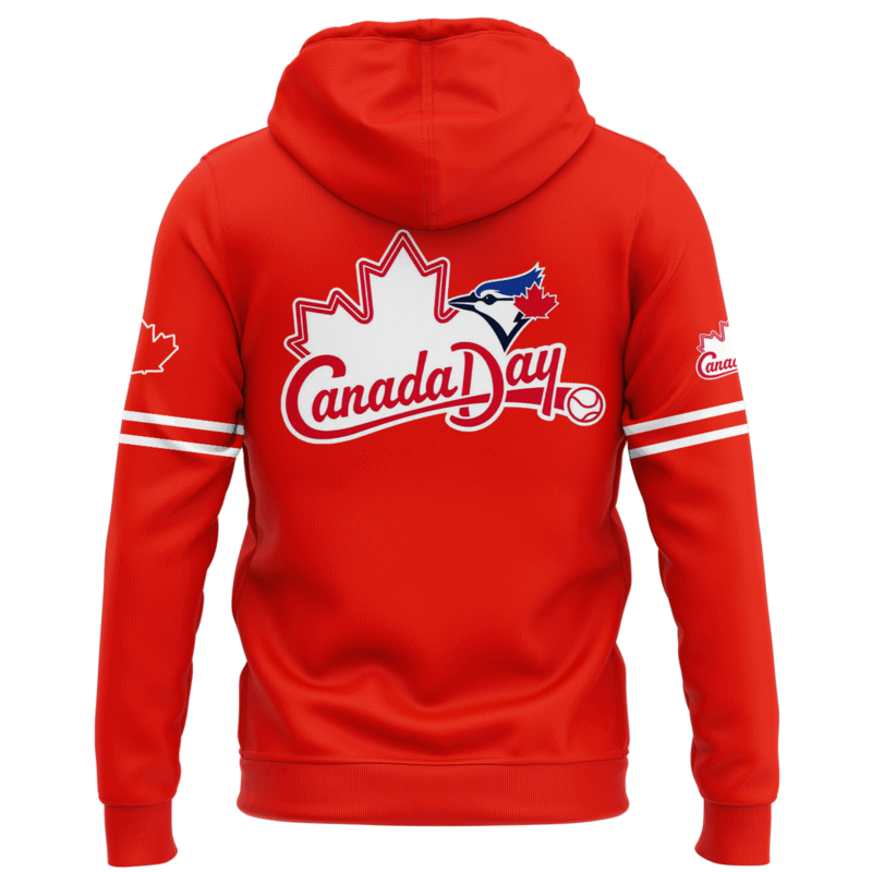 Toronto Blue Jays Canada Day 2025 Hoodie - Image 3