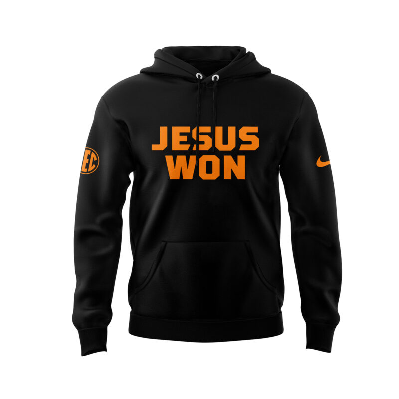 Special Edition Tennessee Baseball JESUS WON 2025 Hoodie - Image 2