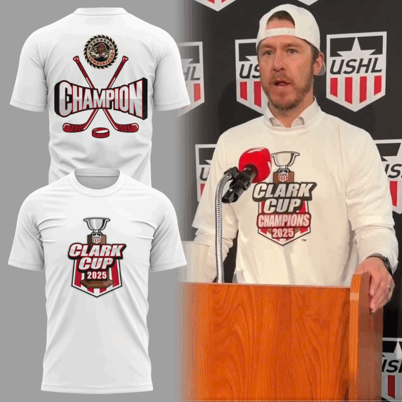 Special New T-Shirt Coach Parker Burgess Muskegon Lumberjacks Clark Cup Champions 2025 For Fans