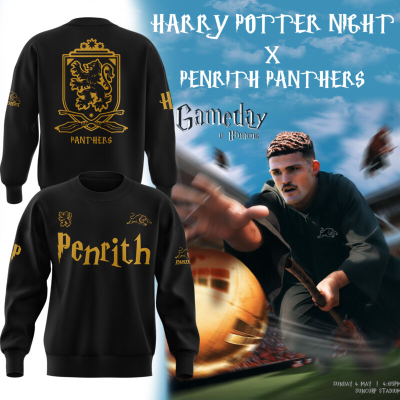 Harry Potter X Penrith Panthers NRL Limited Edition 2025  SWEATSHIRT