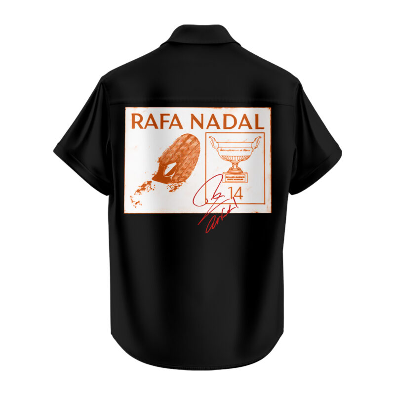 Exclusive Versio Rafael Nadal Black Hawaii Shirt 2025 - Image 3