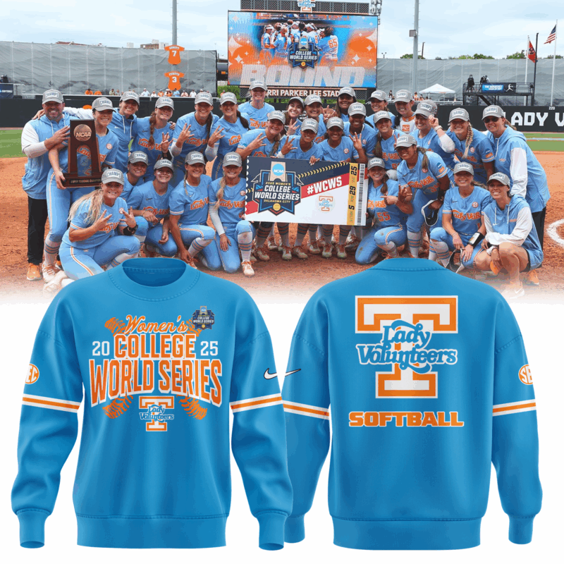 Tennessee Lady Vols 2025 NCAA Softball Women's College World Series    SWEATSHIRT