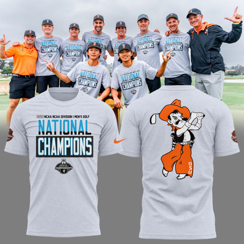 Oklahoma State Cowboys 2025 NCAA Men’s Golf National Champions  T SHIRT