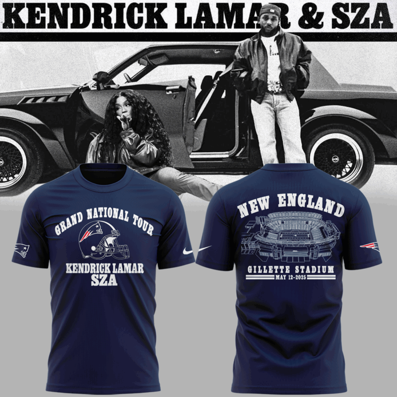 Limited Edition Grand National Tour x New England Patriots Tshirt 2025