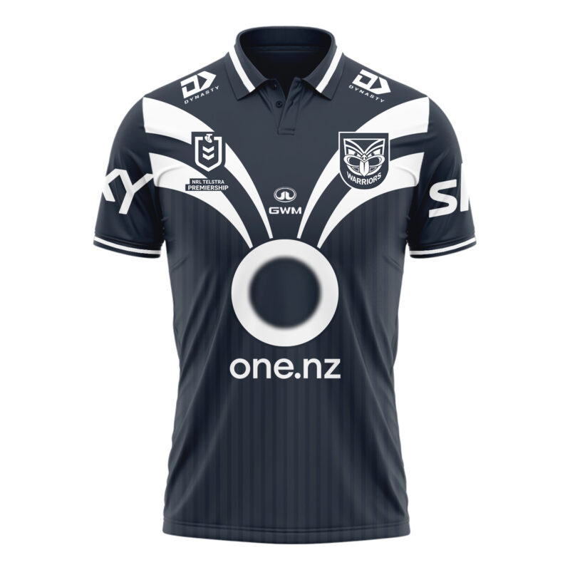 Warriors 2025 Dynasty Dear Warrior Special Polo Custom Name & Number - Image 2
