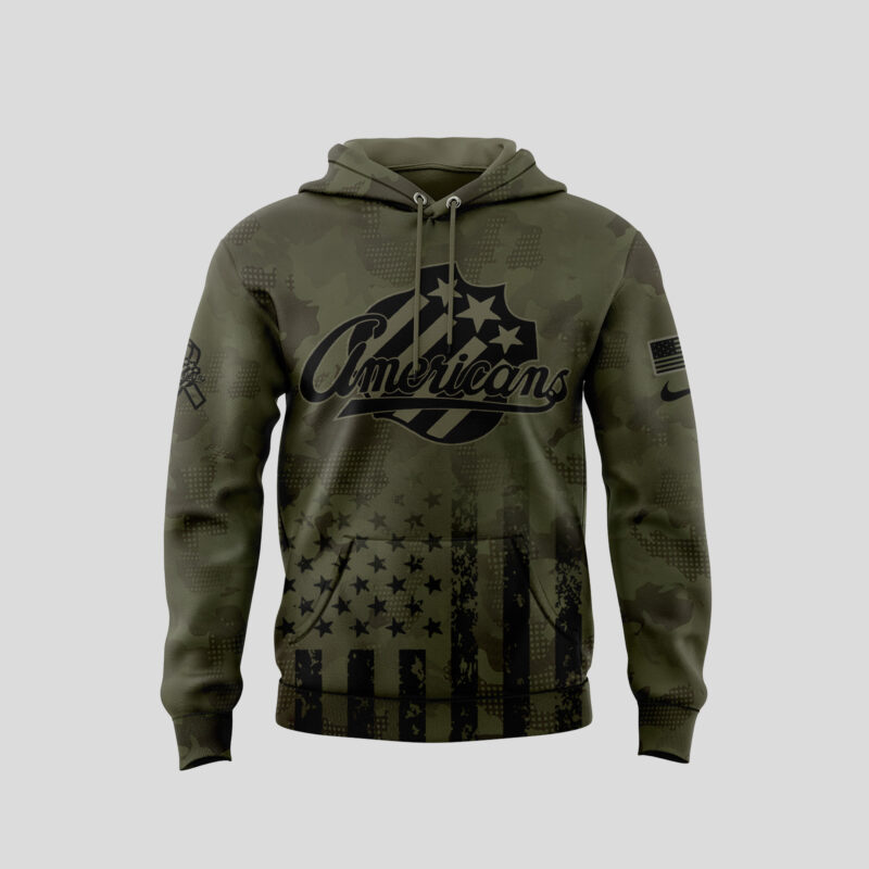 Limited Edition Rochester Americans x Military Appreciation Hoodie 2025 - Image 2