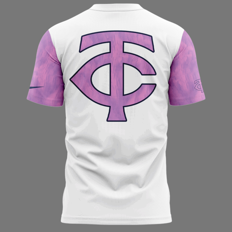 Special New Minnesota Twins Fights Cancer Tshirt 2025 - Image 3