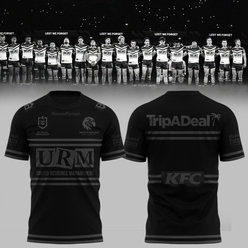 Manly Warringah Sea Eagles  limited edition 2025  tshirt
