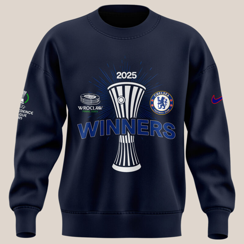 Chelsea UECL Winners Limited Edition 2025  SWEATSHIRT - Image 2