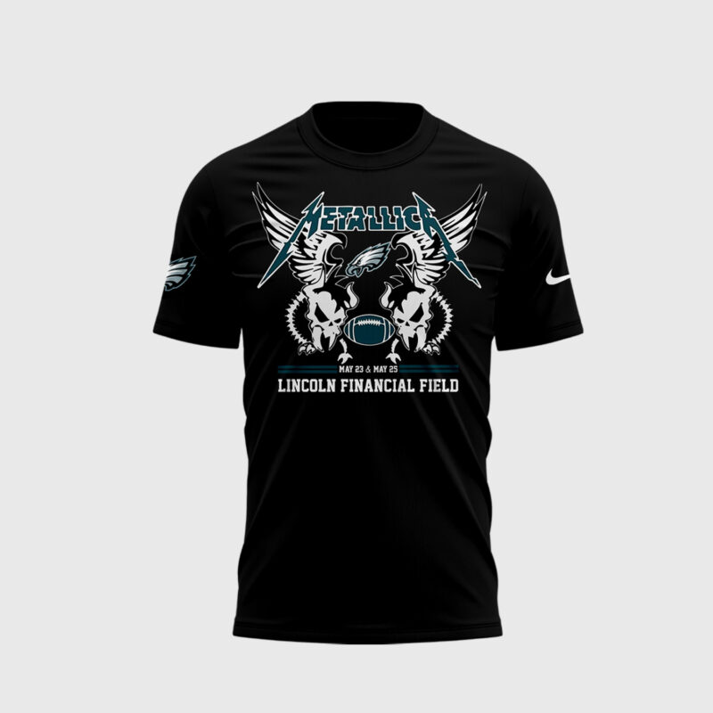 Special New M72 World Tour x Philadelphia Eagles Tshirt 2025 - Image 2