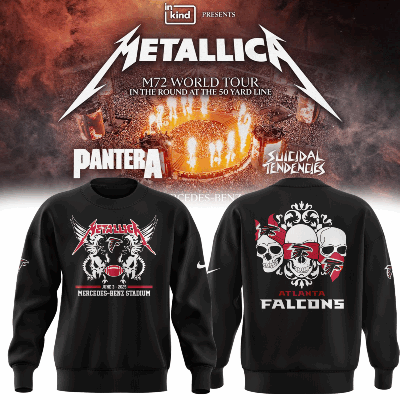 Limited Edition M72 World Tour x Atlanta Falcons Black Sweat 2025