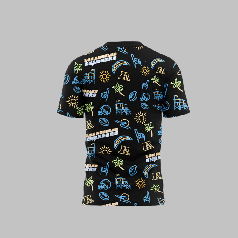 Limited Edition Los Angeles Chargers Tshirt 2025 - Image 3