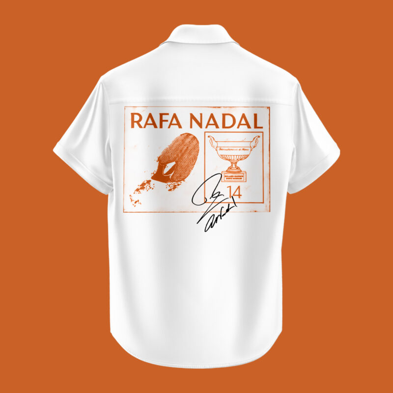 Exclusive Versio Rafael Nadal White Hawaii Shirt 2025 - Image 3