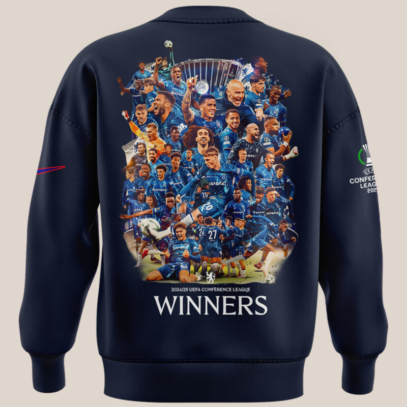 Chelsea UECL Winners Limited Edition 2025  SWEATSHIRT - Image 3