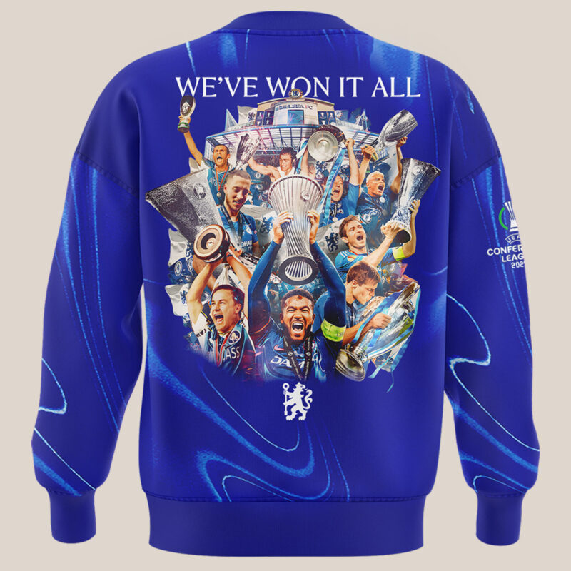 Chelsea UECL Winners Limited Edition 2025  SWEATSHIRT MO - Image 3