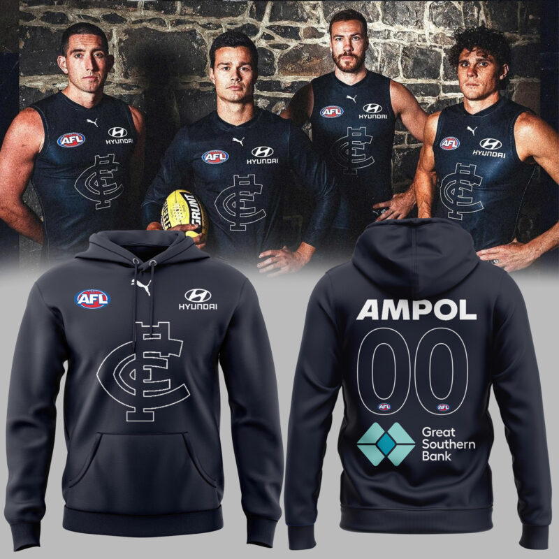 Carlton Football Club limited edition 2025 Hoodie Custom Number (Copy)