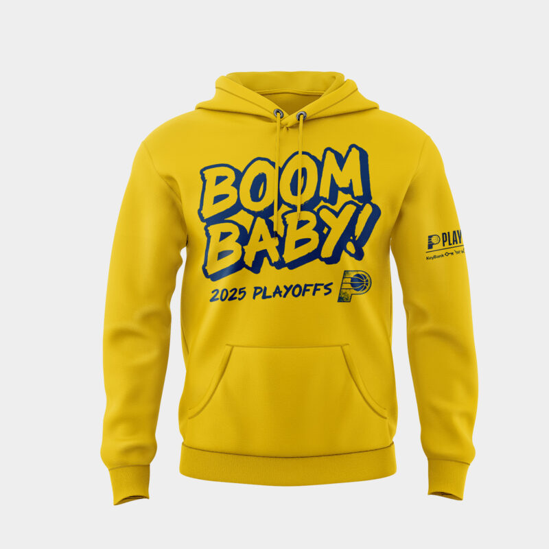 Special New Indiana Pacers Boom Baby Hoodie 2025 - Image 2