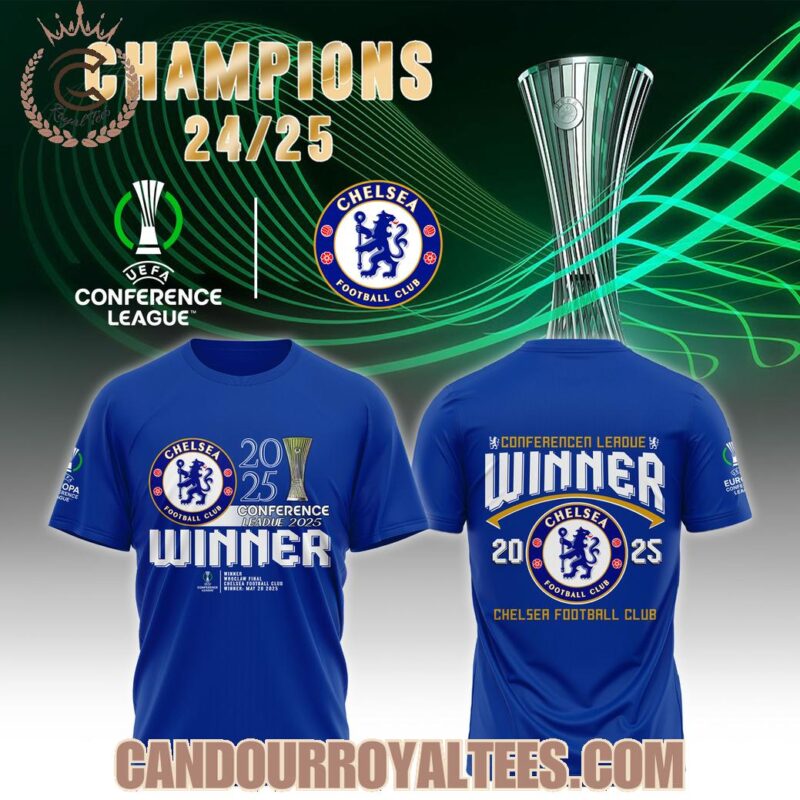 Chelsea UECL Winners Limited Edition 2025 T Shirt