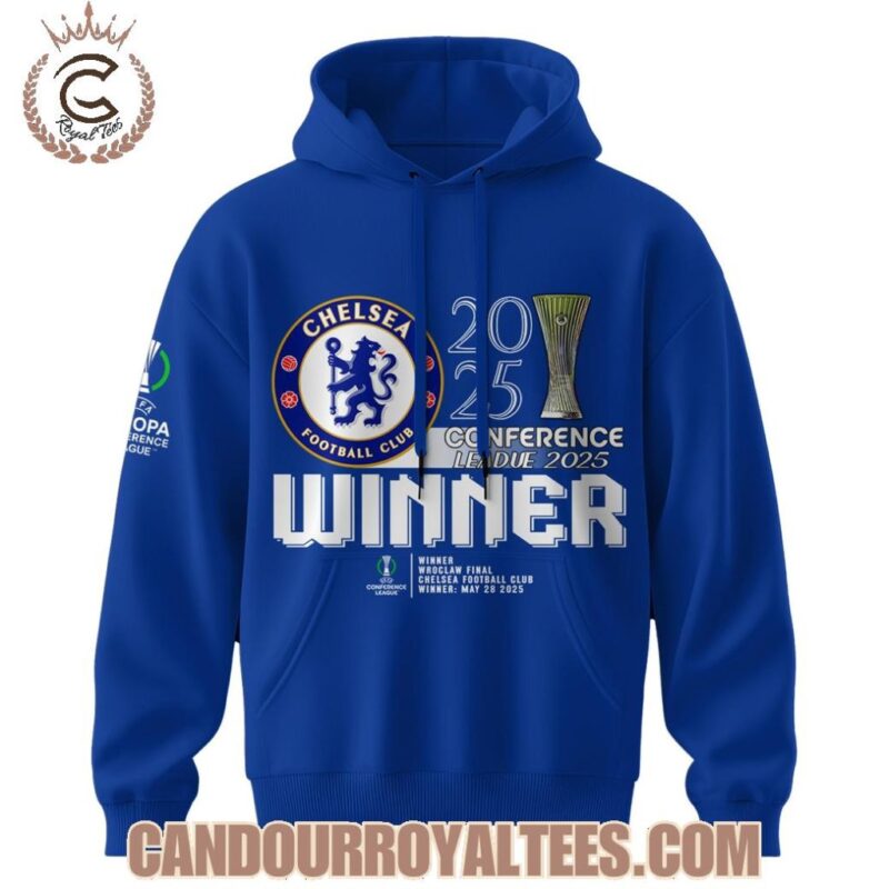 Chelsea UECL Winners Limited Edition 2025 Hoodie - Image 2